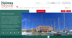 Desktop Screenshot of holmesotogrande.com