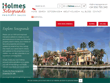 Tablet Screenshot of holmesotogrande.com